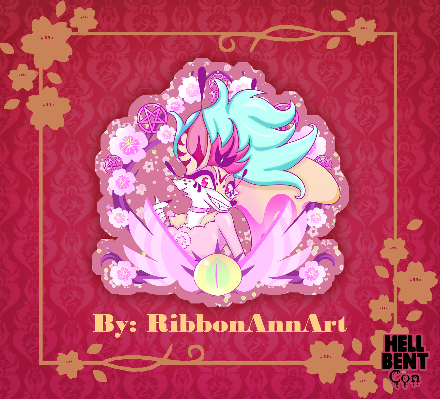 Sakura Girls Acrylic Pin Set