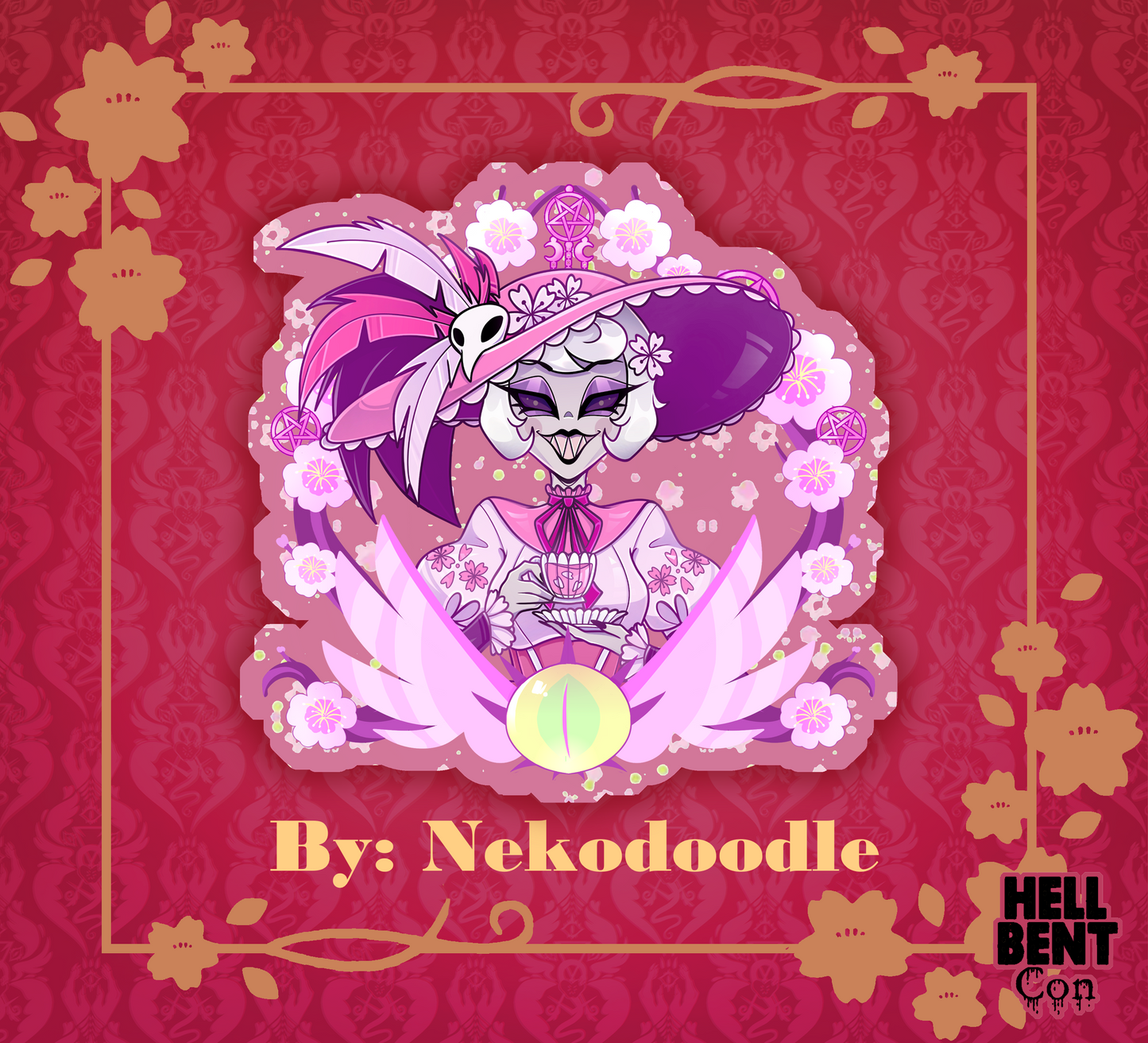 Sakura Girls Acrylic Pin Set