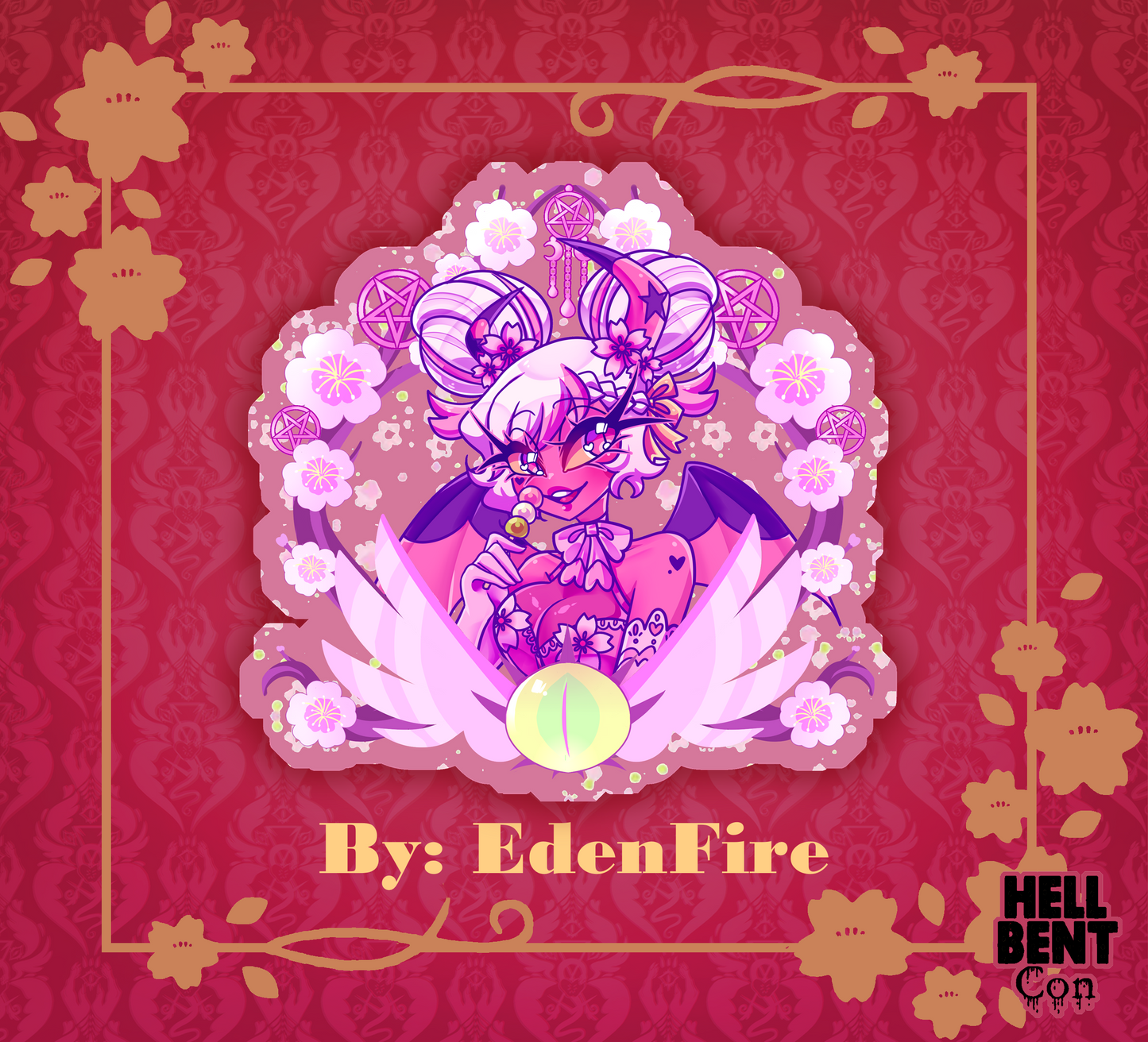 Sakura Girls Acrylic Pin Set