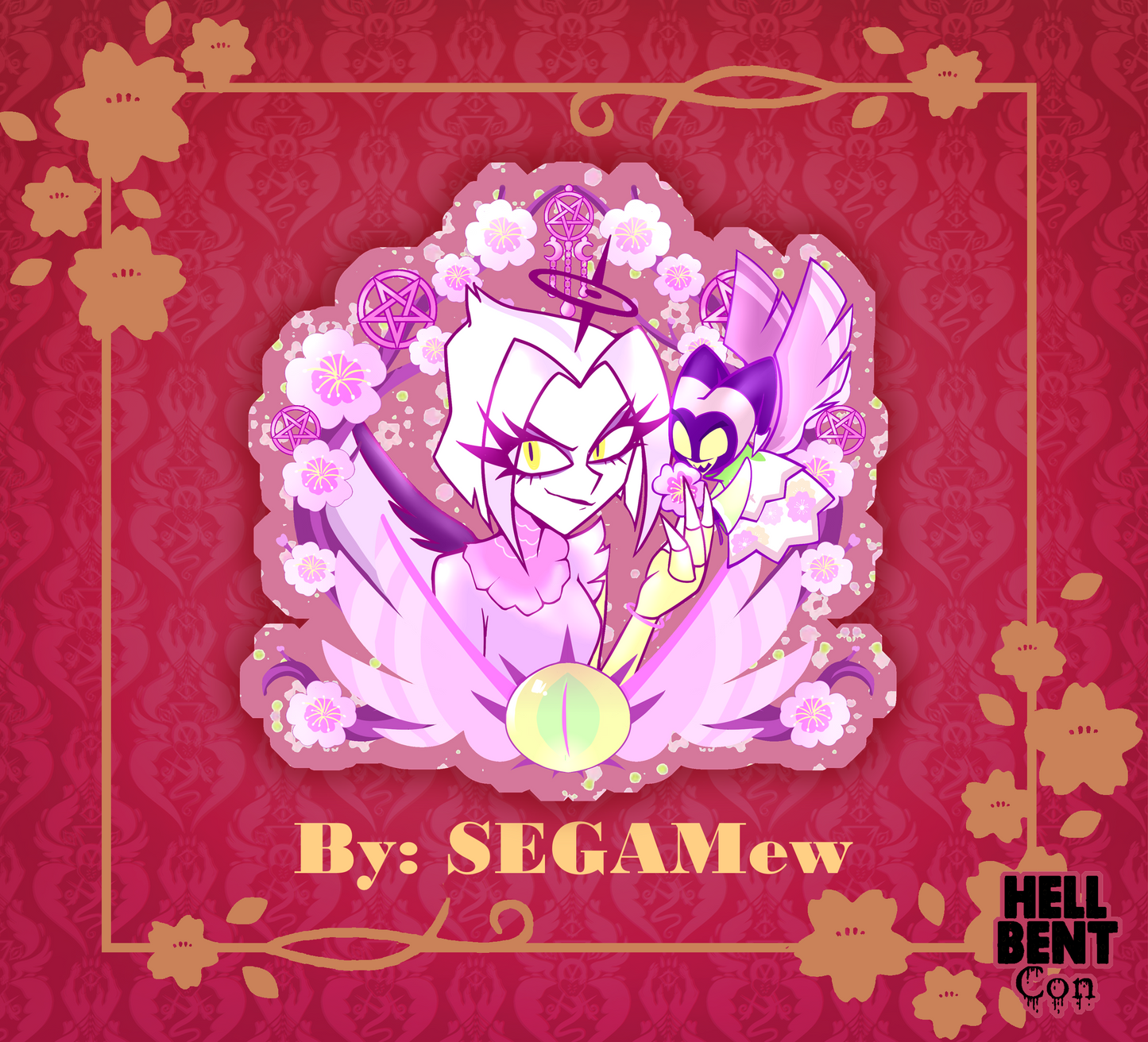 Sakura Girls Acrylic Pin Set