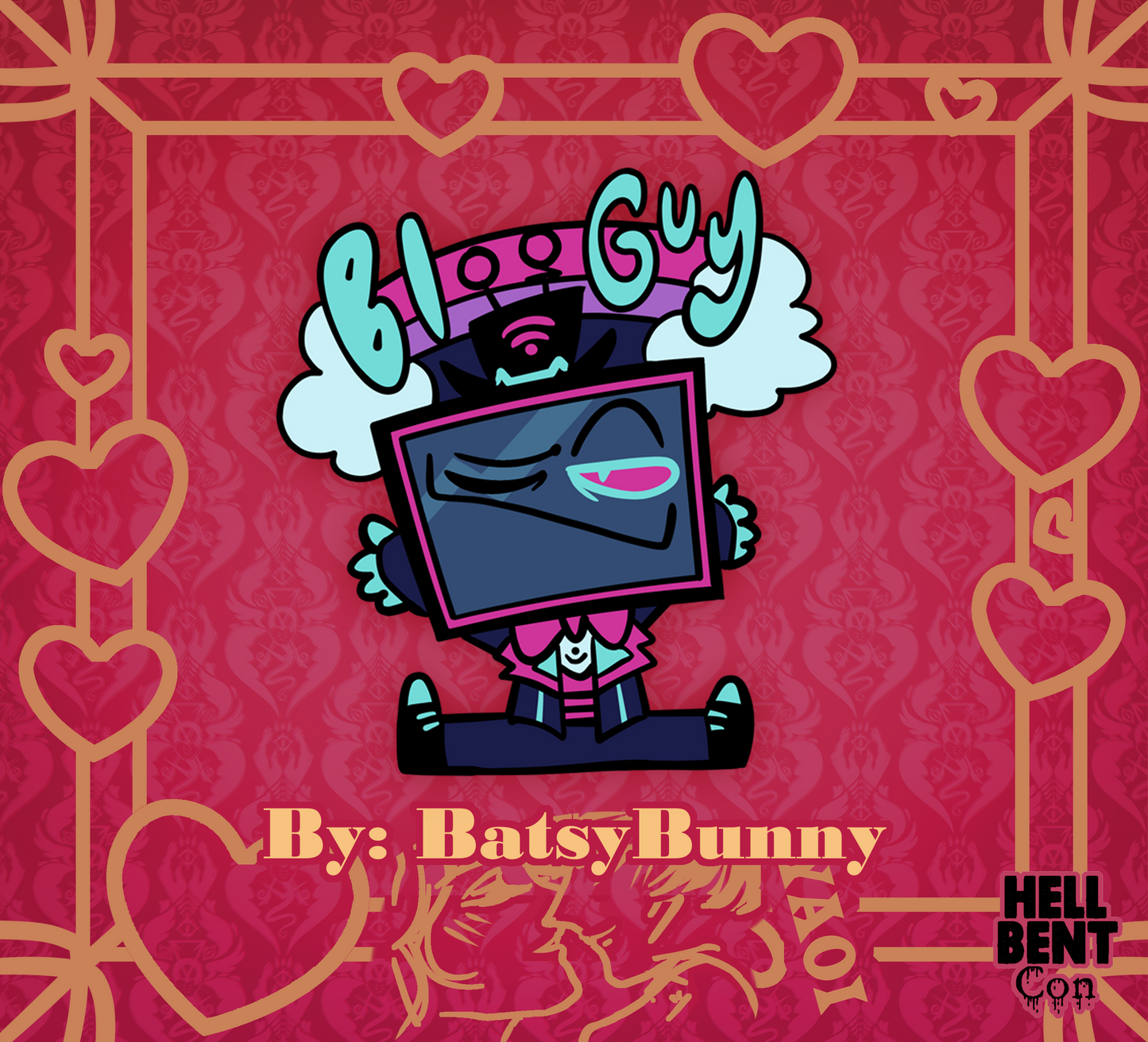 Hazbin Doodle Pride Pin Set (BatsyBunny Collab)