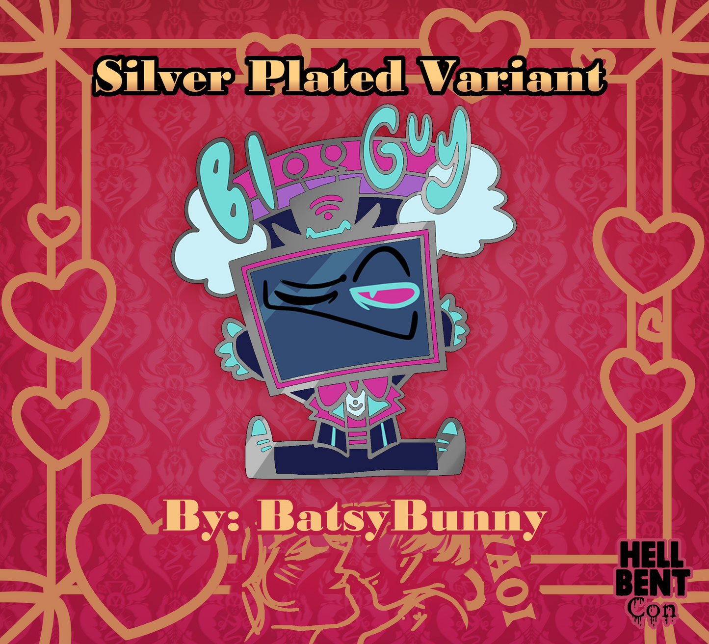 Hazbin Doodle Pride Pin Set (BatsyBunny Collab)
