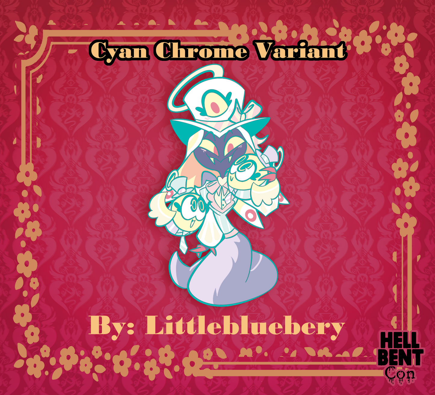 Spring Hazbin Pin Set (Adam, Lucifer, Sir Pentious)