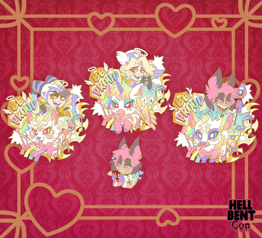 Hazbin Pride Pin Set (LadyGValentine Collab)
