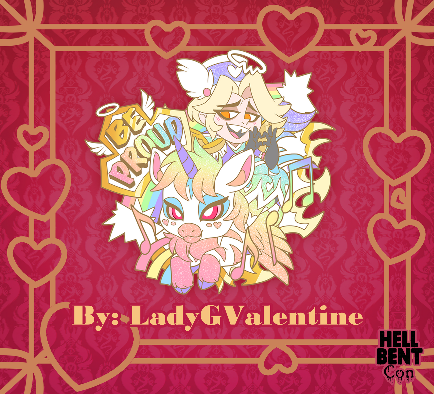 Hazbin Pride Pin Set (LadyGValentine Collab)