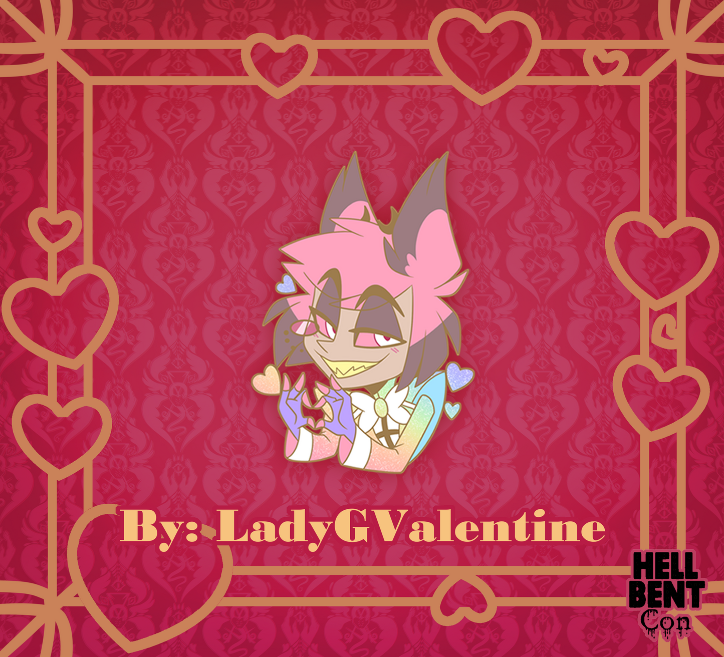 Hazbin Pride Pin Set (LadyGValentine Collab)