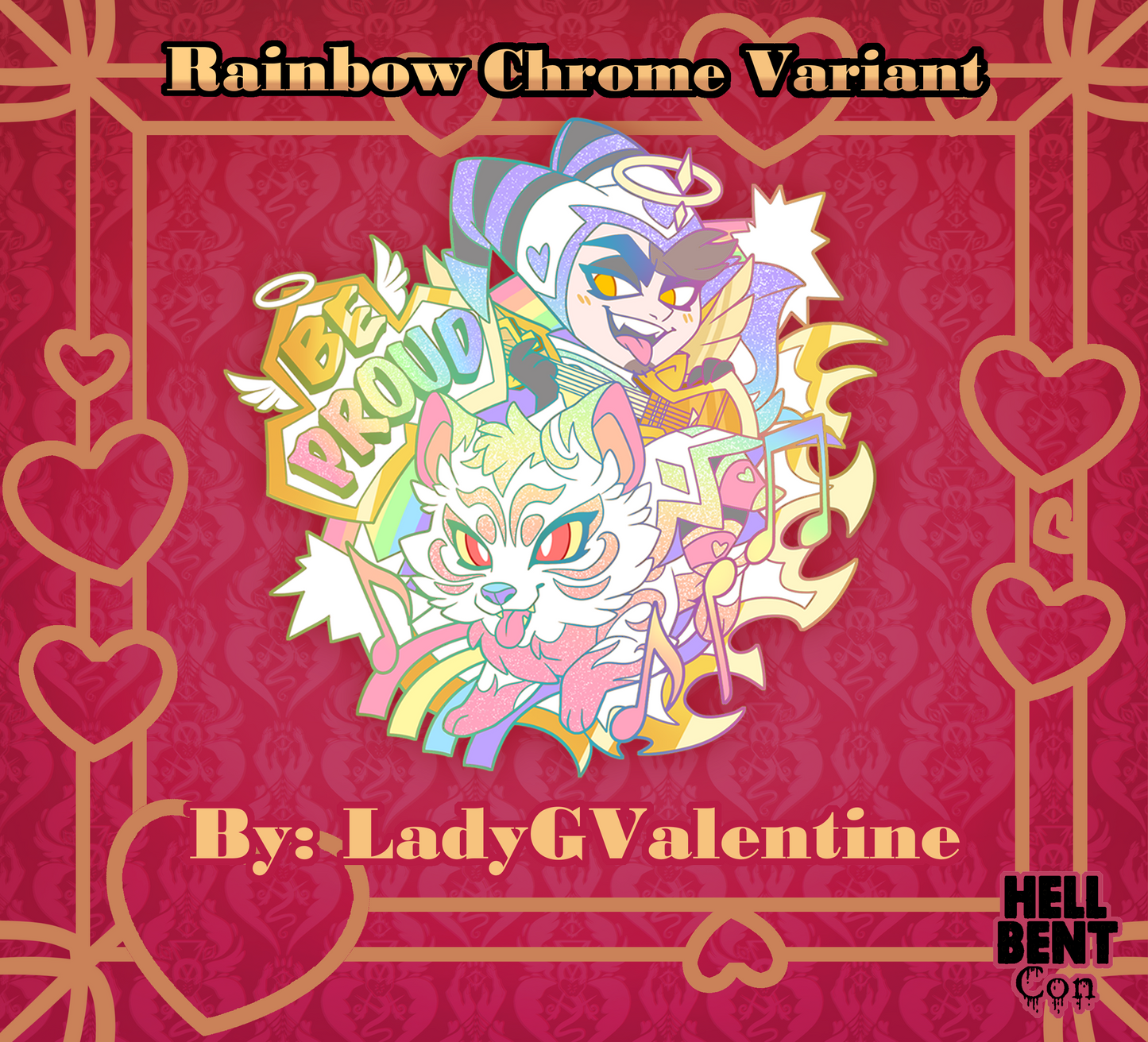 Hazbin Pride Pin Set (LadyGValentine Collab)
