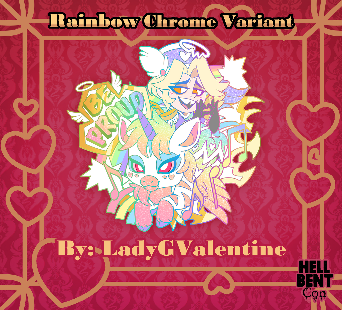Hazbin Pride Pin Set (LadyGValentine Collab)
