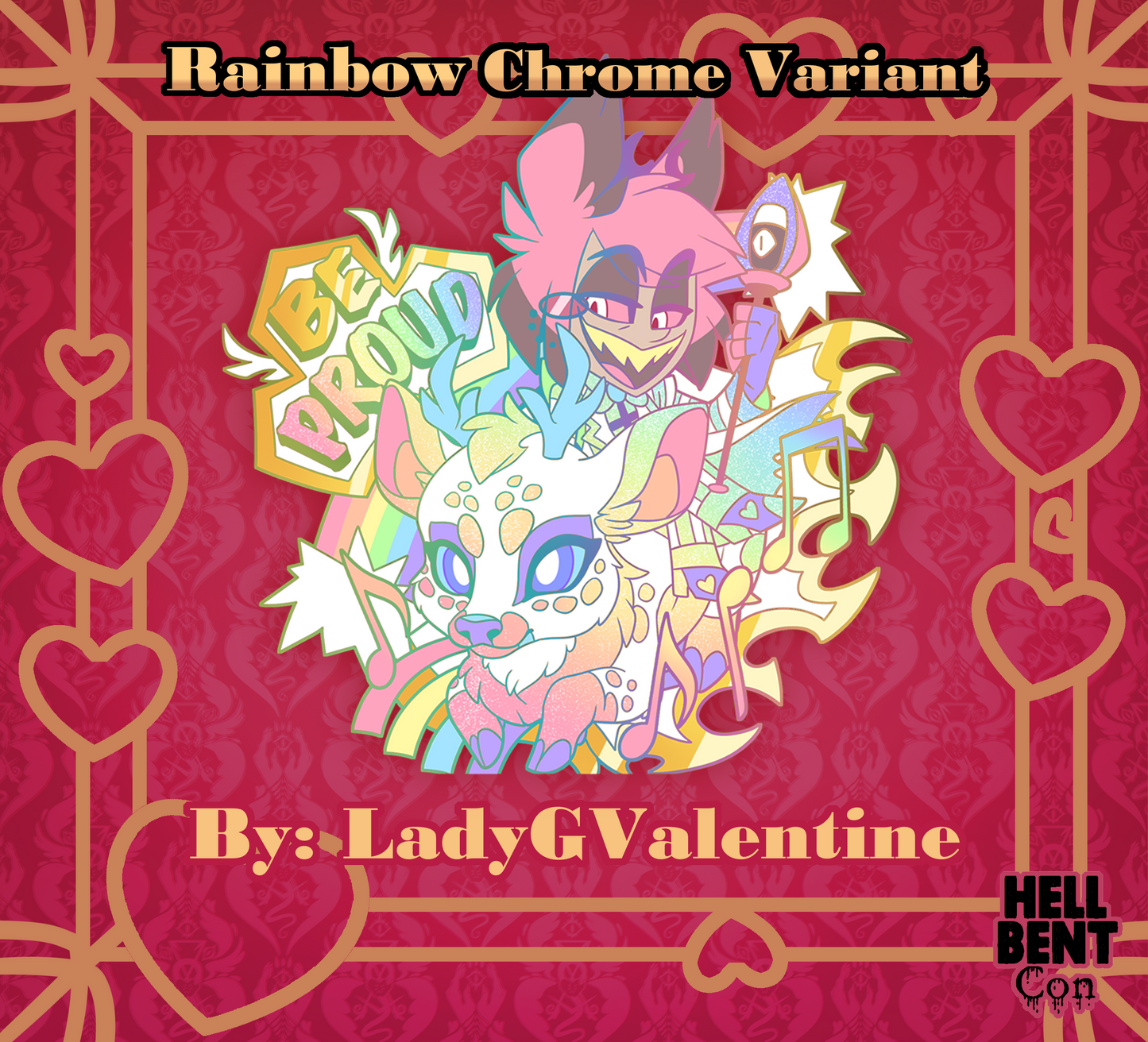 Hazbin Pride Pin Set (LadyGValentine Collab)