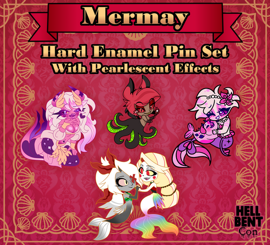 Mermay Pin Set (Hazbin Hotel and Helluva Boss) PREORDER