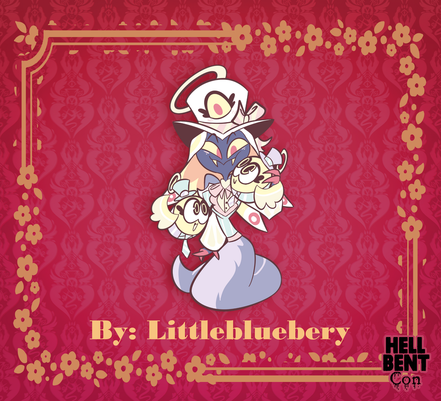 Spring Hazbin Pin Set (Adam, Lucifer, Sir Pentious)