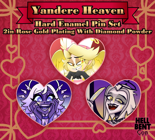 Yandere Heaven Pin Set (PREORDER)